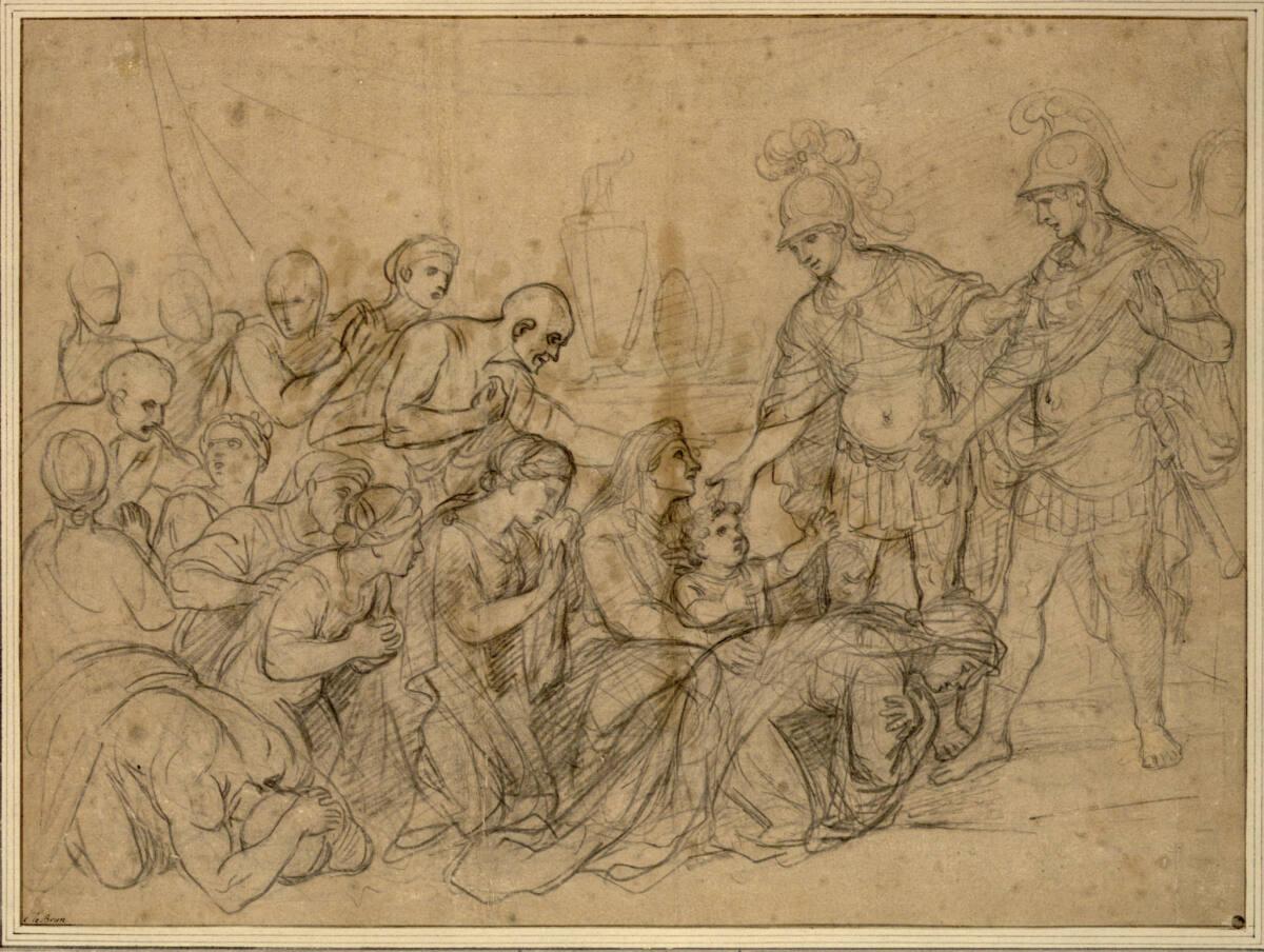 Charles Le Brun, Das Zelt des Darius, Inv. Nr.: 15227