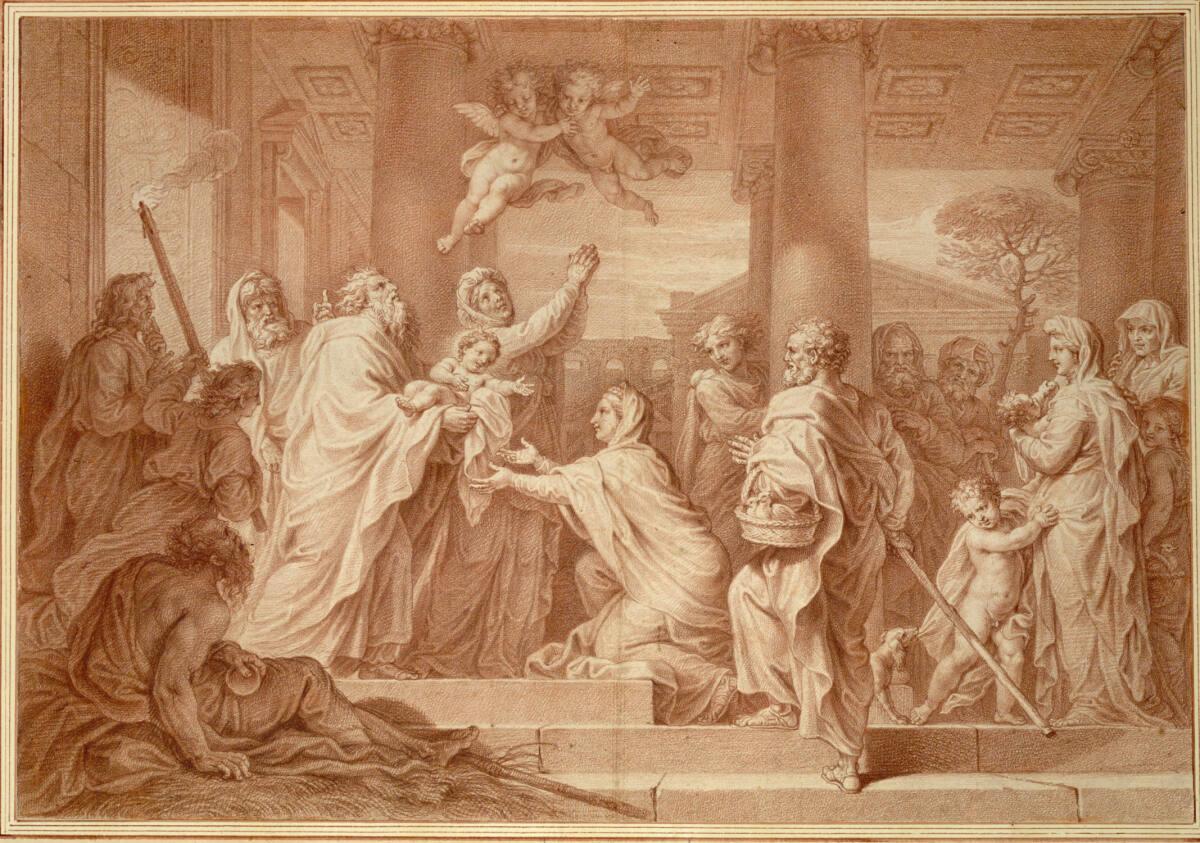 Anonym, Die Darbringung im Tempel, Inv. Nr.: 15235