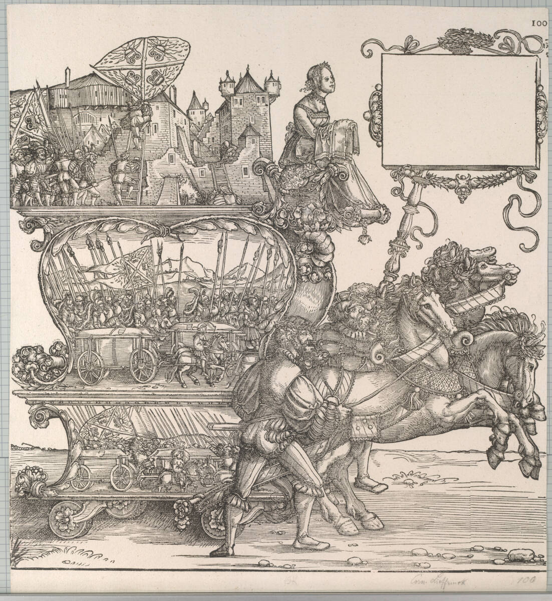 Triumphzug Kaiser Maximilians I.: Maximilians Kriege, Hans Springinklee, 1796