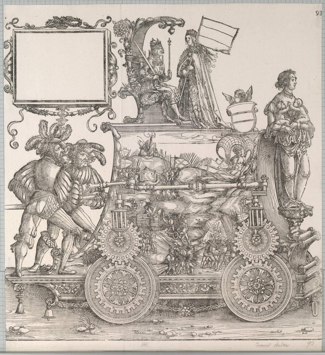 Hans Springinklee, Triumphzug Kaiser Maximilians I.: Maximilians Kriege: Der Krieg in Österreic…