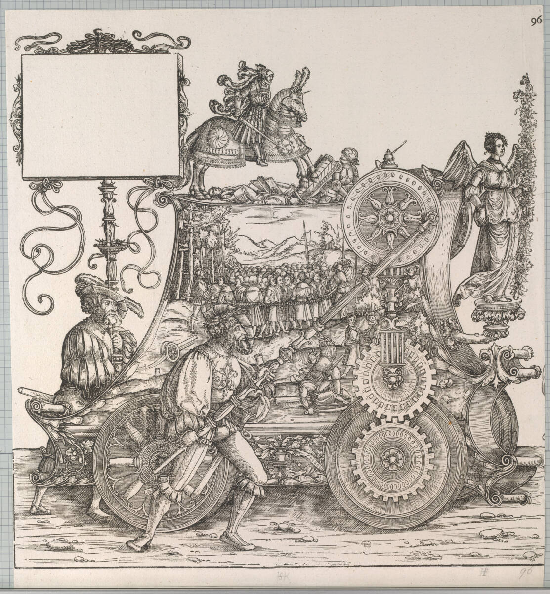 Triumphzug Kaiser Maximilians I.: Maximilians Kriege, Hans Springinklee, 1796