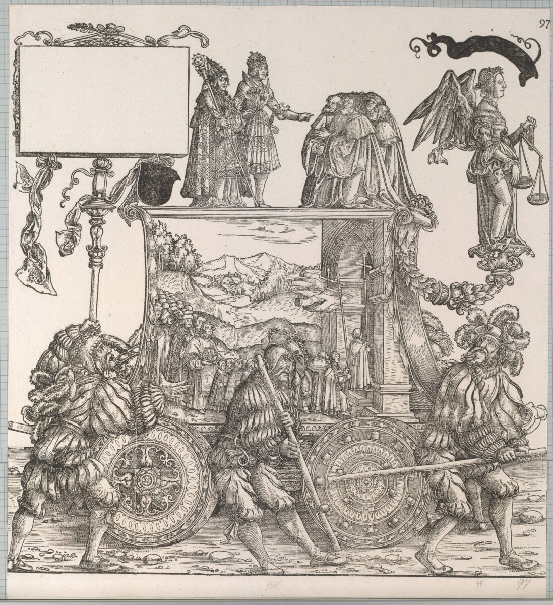 Triumphzug Kaiser Maximilians I.: Maximilians Kriege, Hans Springinklee, 1796