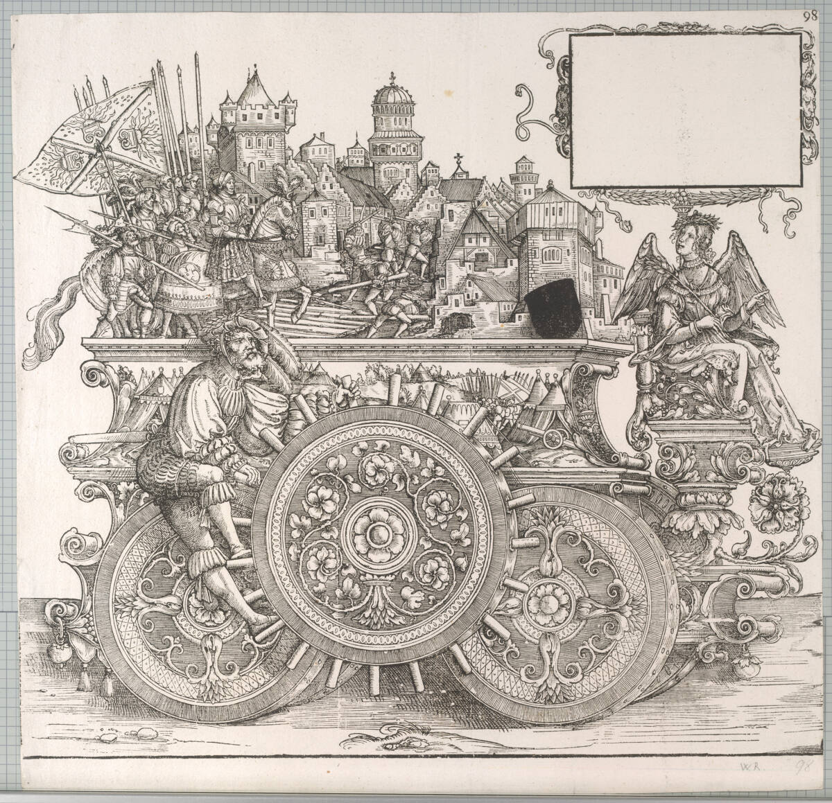 Triumphzug Kaiser Maximilians I.: Maximilians Kriege, Hans Springinklee, 1796