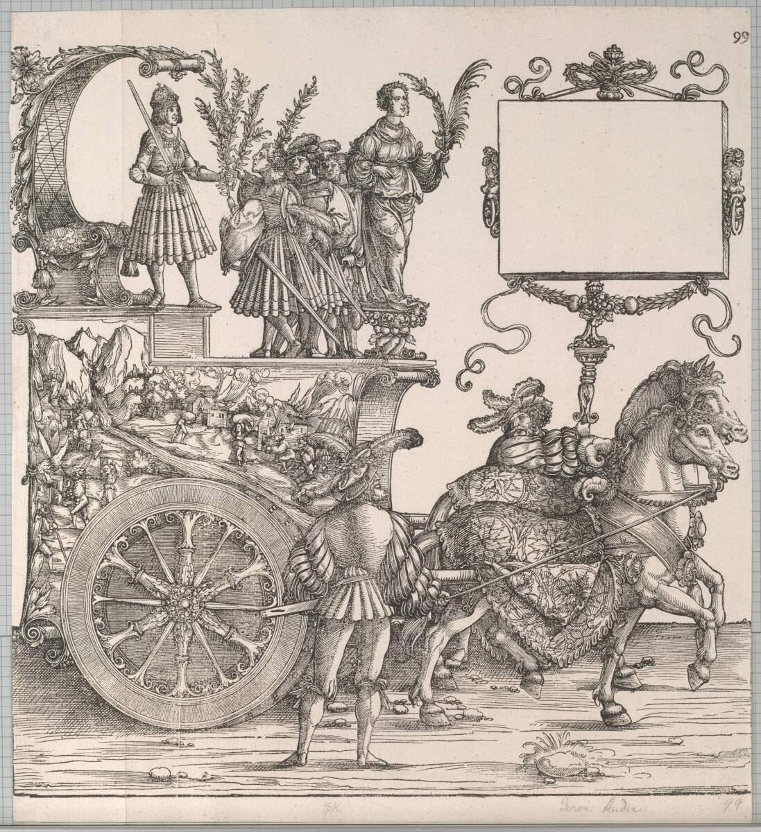 Triumphzug Kaiser Maximilians I.: Maximilians Kriege, Hans Springinklee, 1796