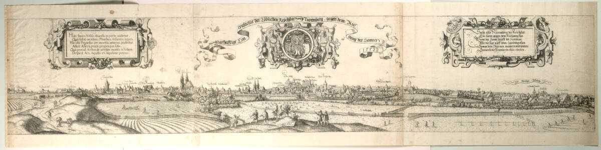 Nürnberg von Osten, Hans Sebald Lautensack, 1552