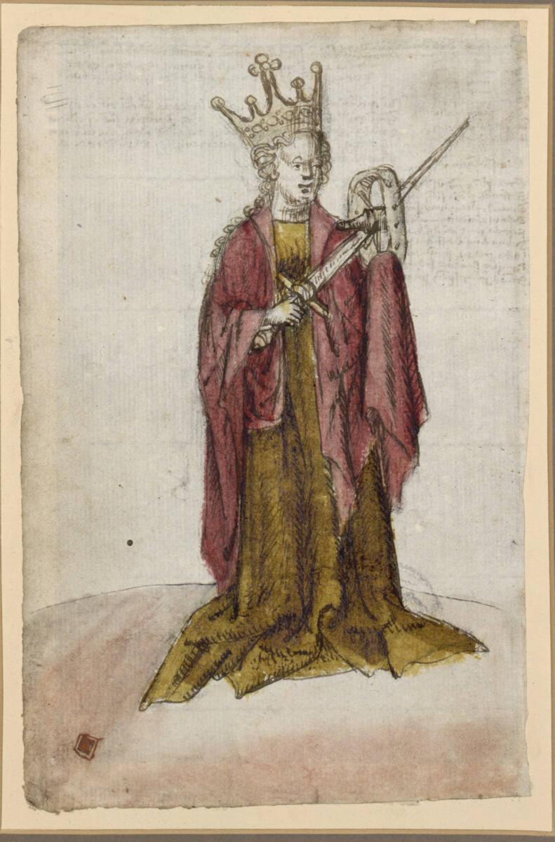 Anonym, Heilige Katharina, Inv. Nr.: 26857r