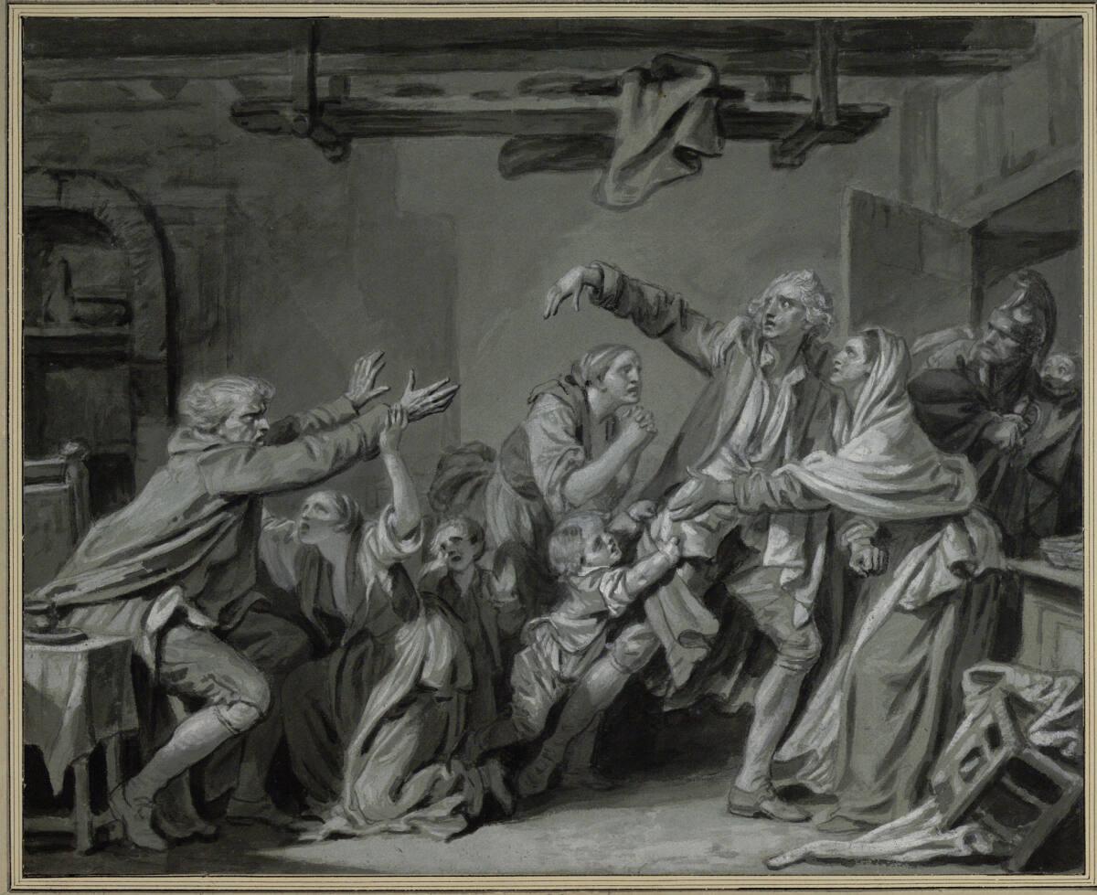Jean-Baptiste Greuze, Der undankbare Sohn, Inv. Nr.: 15374
