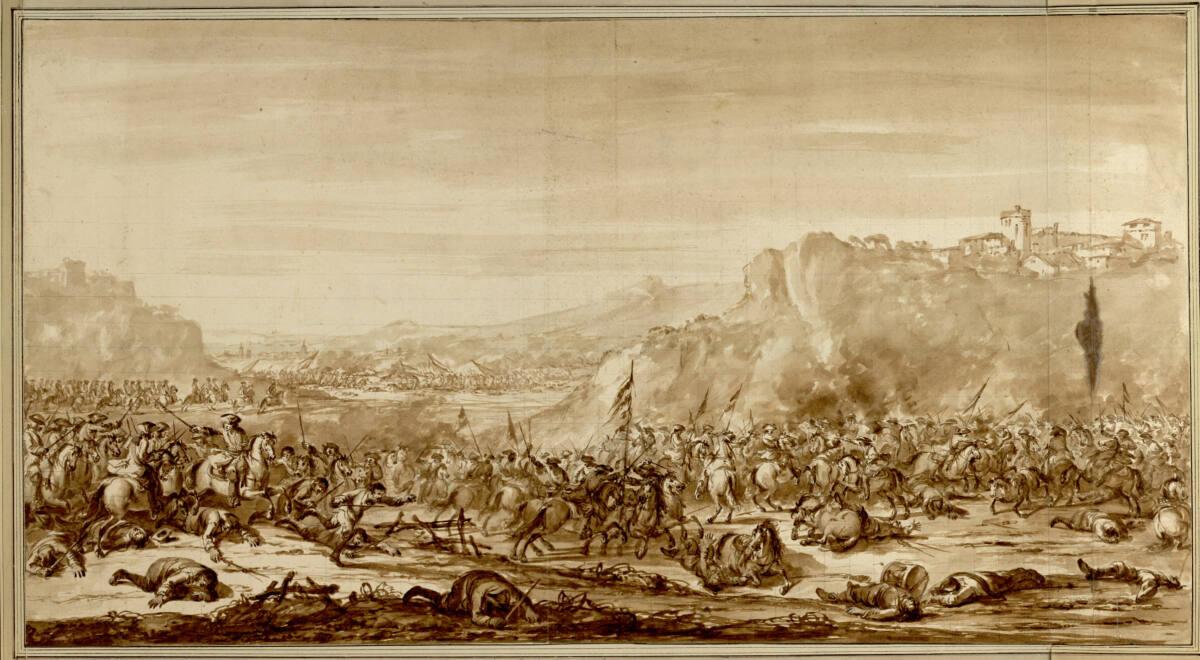 Francesco Simonini, Reitergefecht, Inv. Nr.: 15437