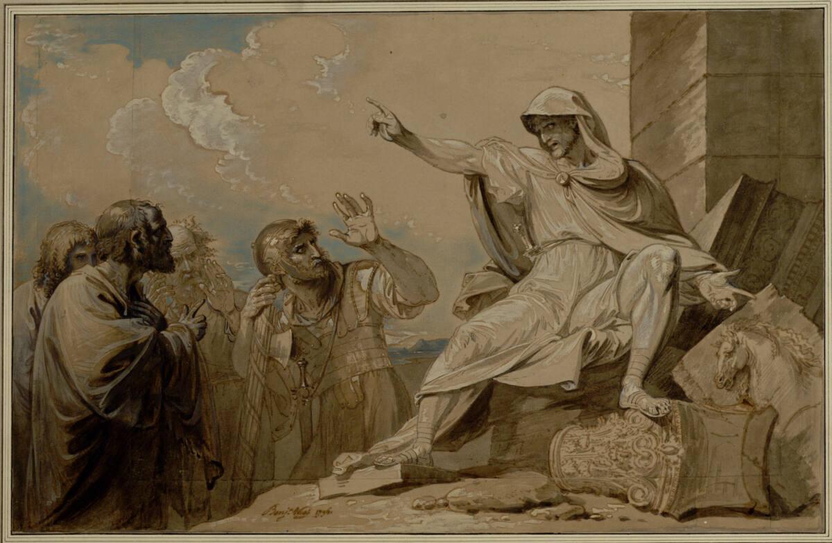 Benjamin West, Marius auf den Ruinen von Karthago, Inv. Nr.: 15451