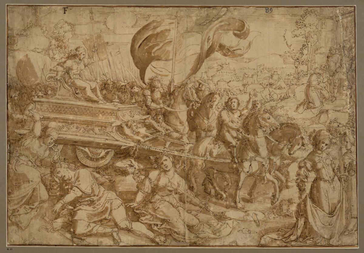 Bernard van Orley, Der Triumph der heldenhaften Frau, Inv. Nr.: 15468