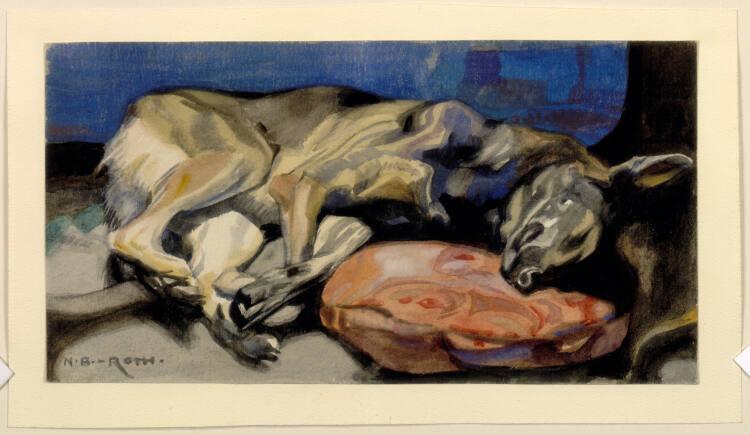 Norbertine von Bresslern-Roth, Schäferhund, Inv. Nr.: 37833/260/2