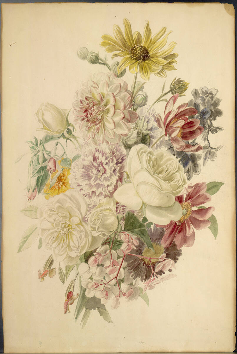 Blumenstudie, 19th century