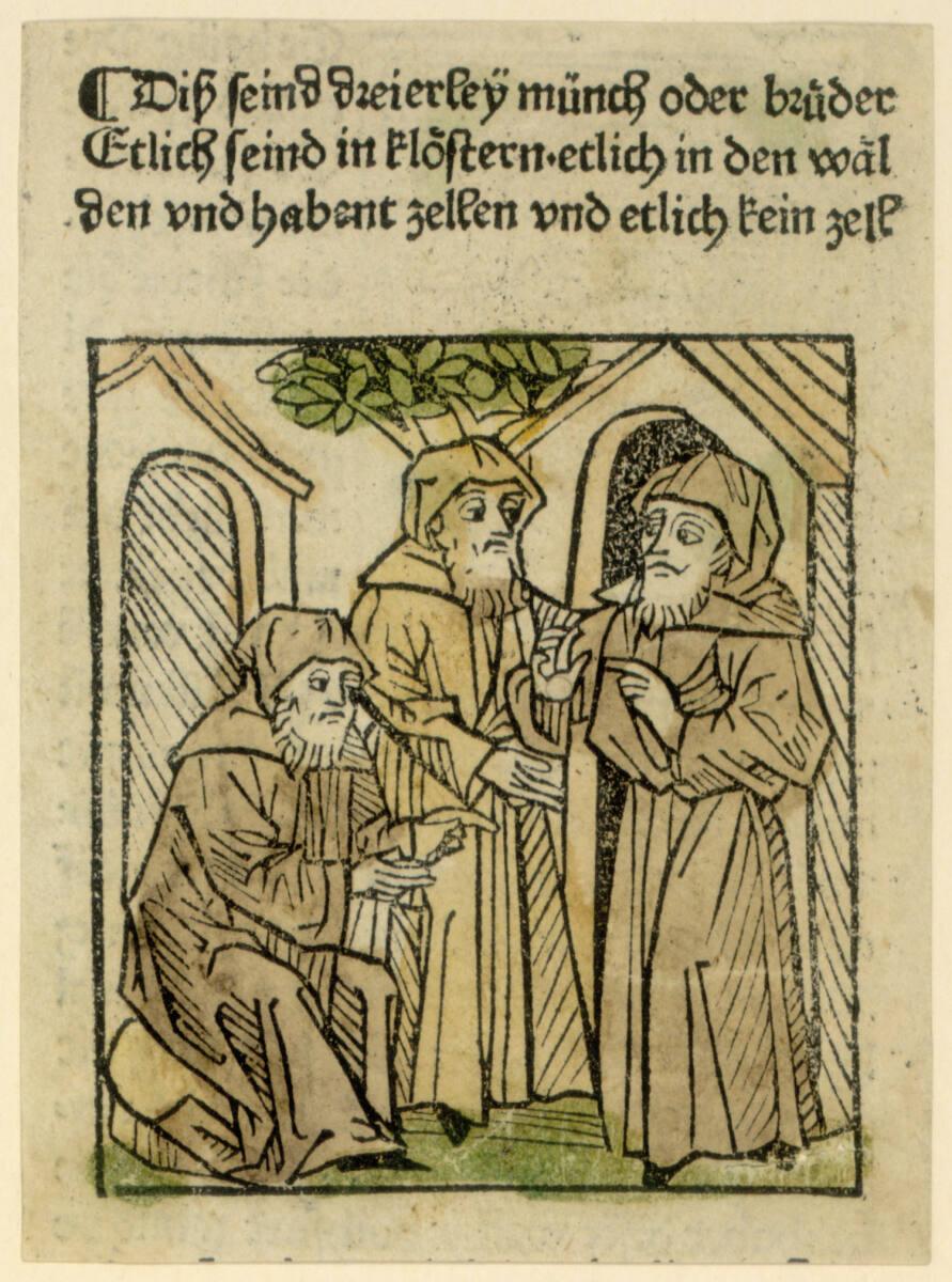 Peter Berger, Drei Mönche, Inv. Nr.: DG1966/336