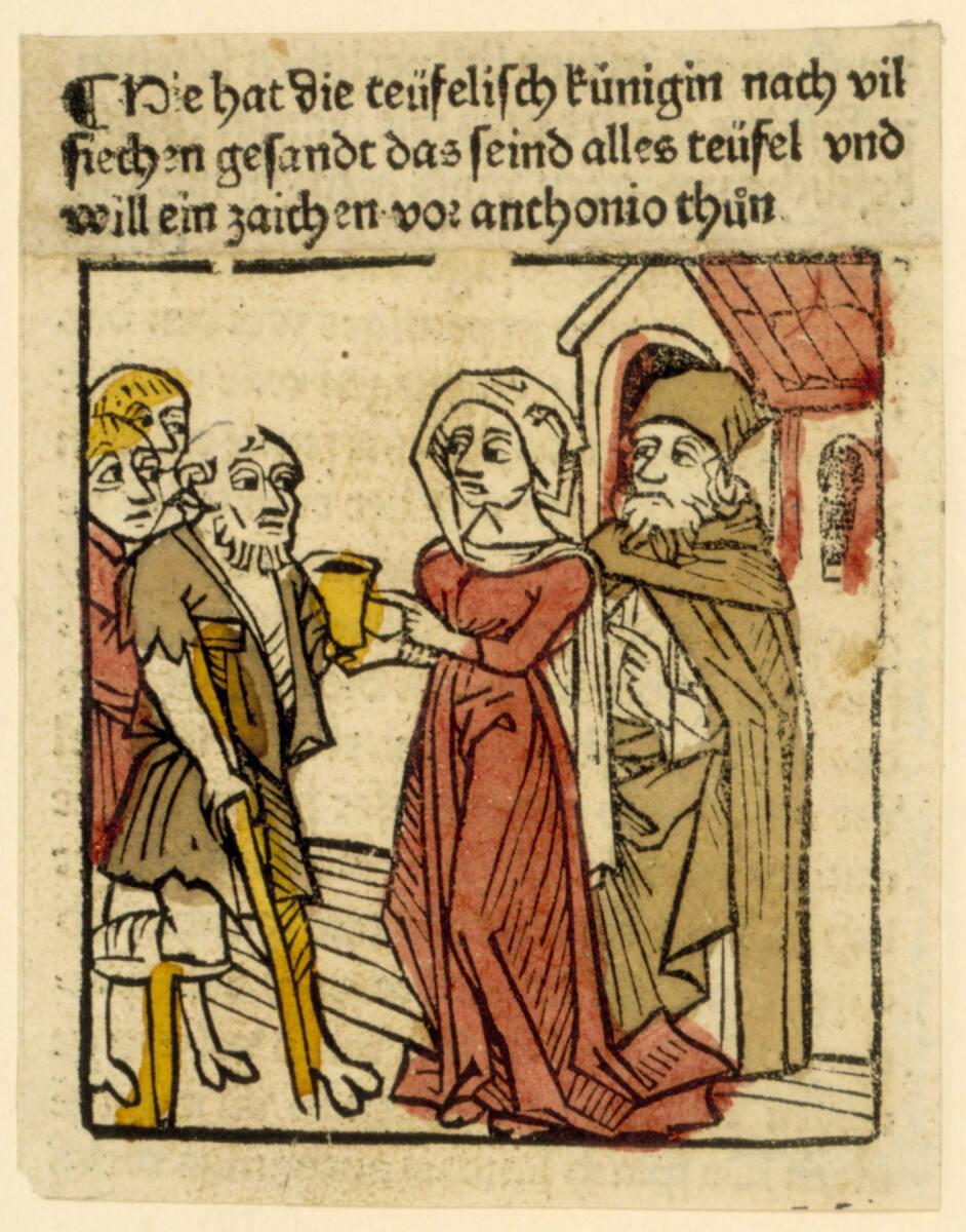 Peter Berger, Der heilige Antonius und die teuflische Königin, Inv. Nr.: DG1966/347
