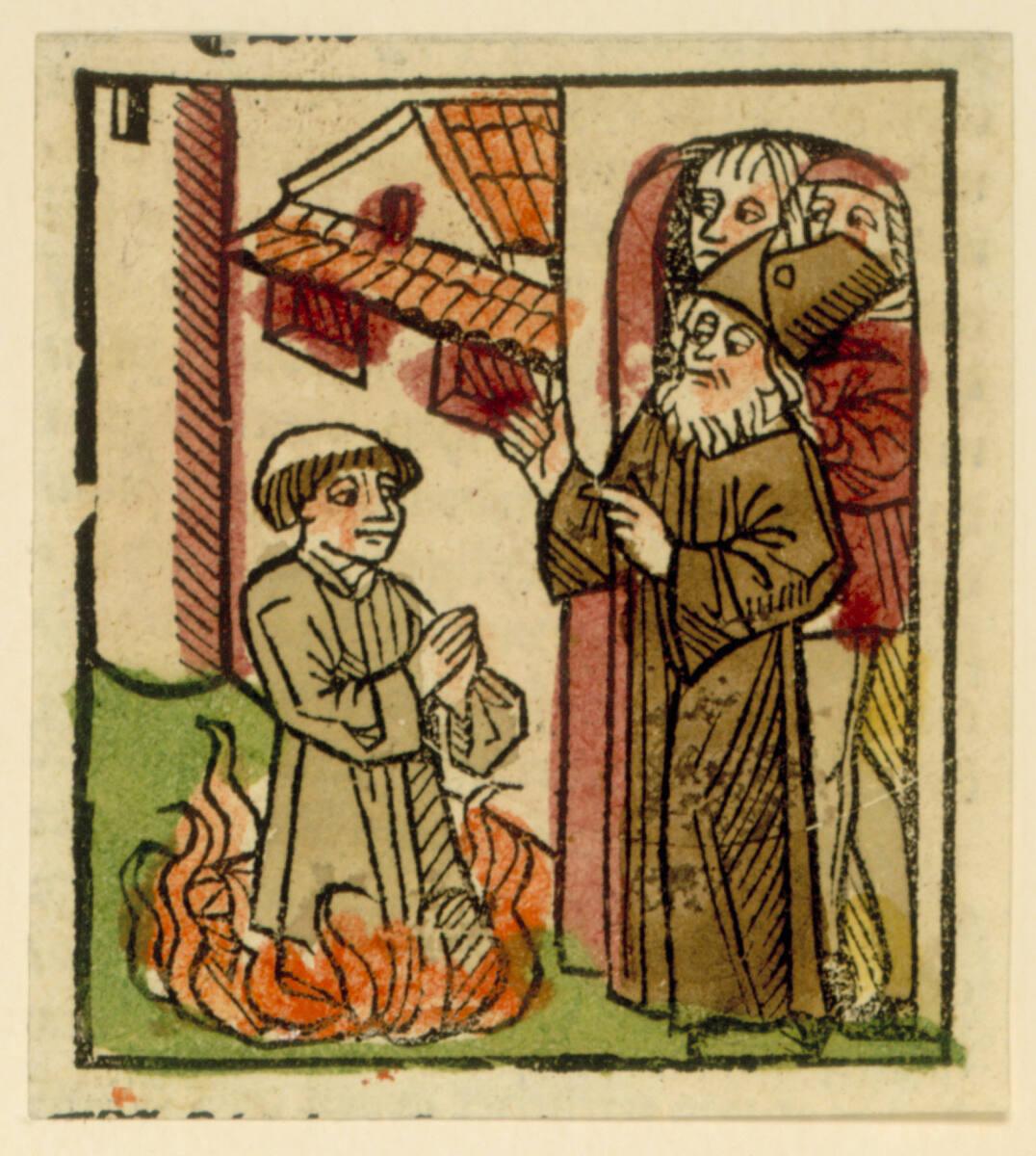 Peter Berger, Der Feuertod eines Altvaters, Inv. Nr.: DG1966/369