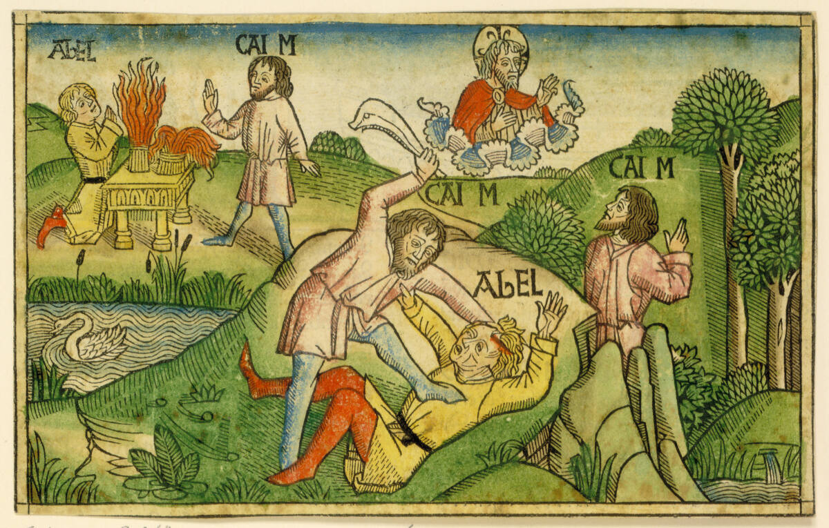 Kain erchlägt seinen Bruder Abel, 1479–1483