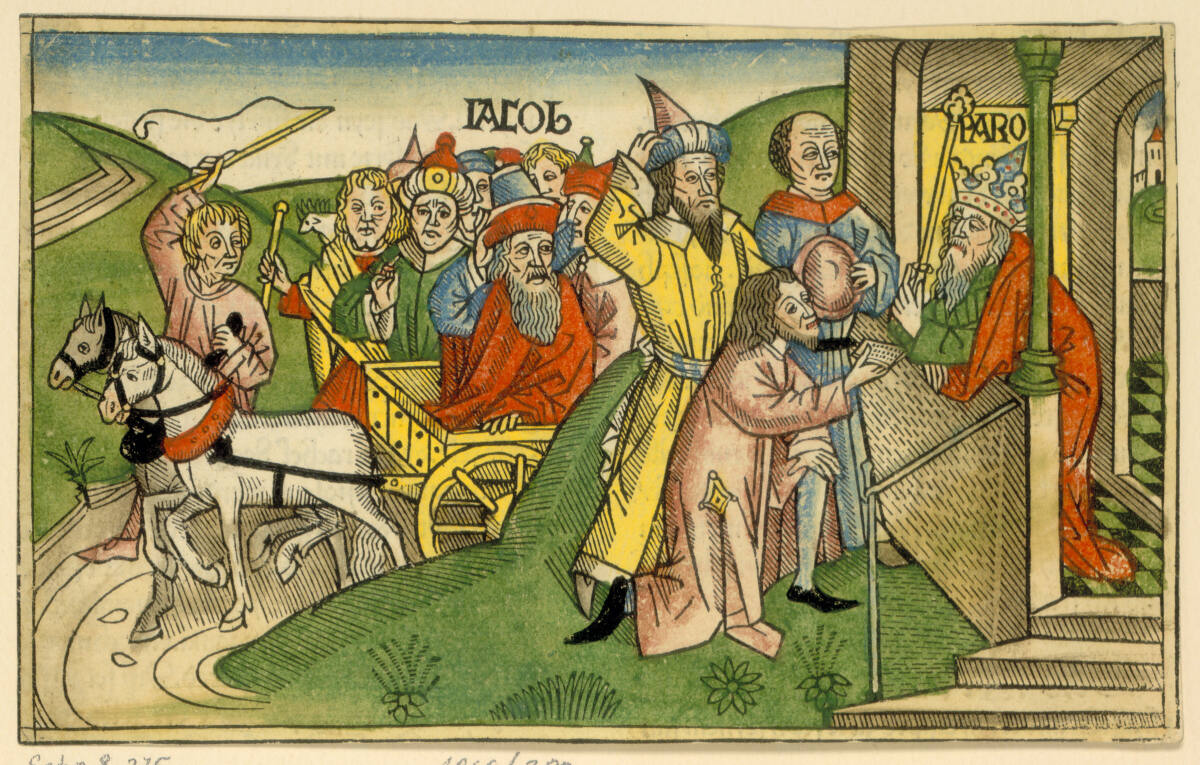 Jakob vor dem Pharao, 1479–1483