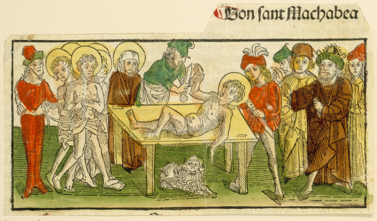 Heiliger Machabäus, Anton Koberger, 1488