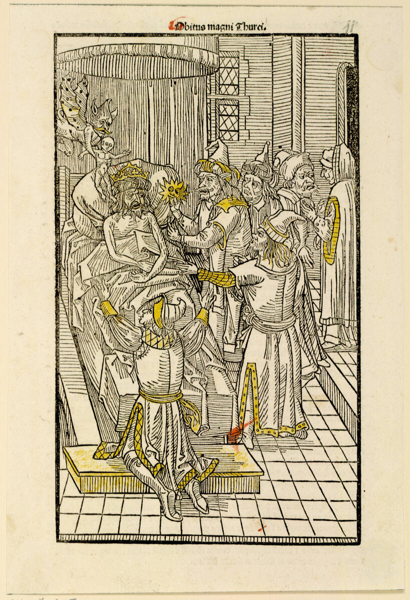 Obitus magni Thurci, Johann Reger, 1496