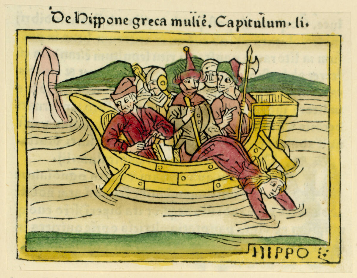 De Hippone greca muliere - Hippo, Johann Zainer, 1473