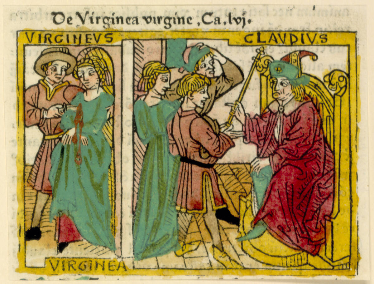 De Virginea virgine - Virgineus, Virginea, Claudius, Johann Zainer, 1473