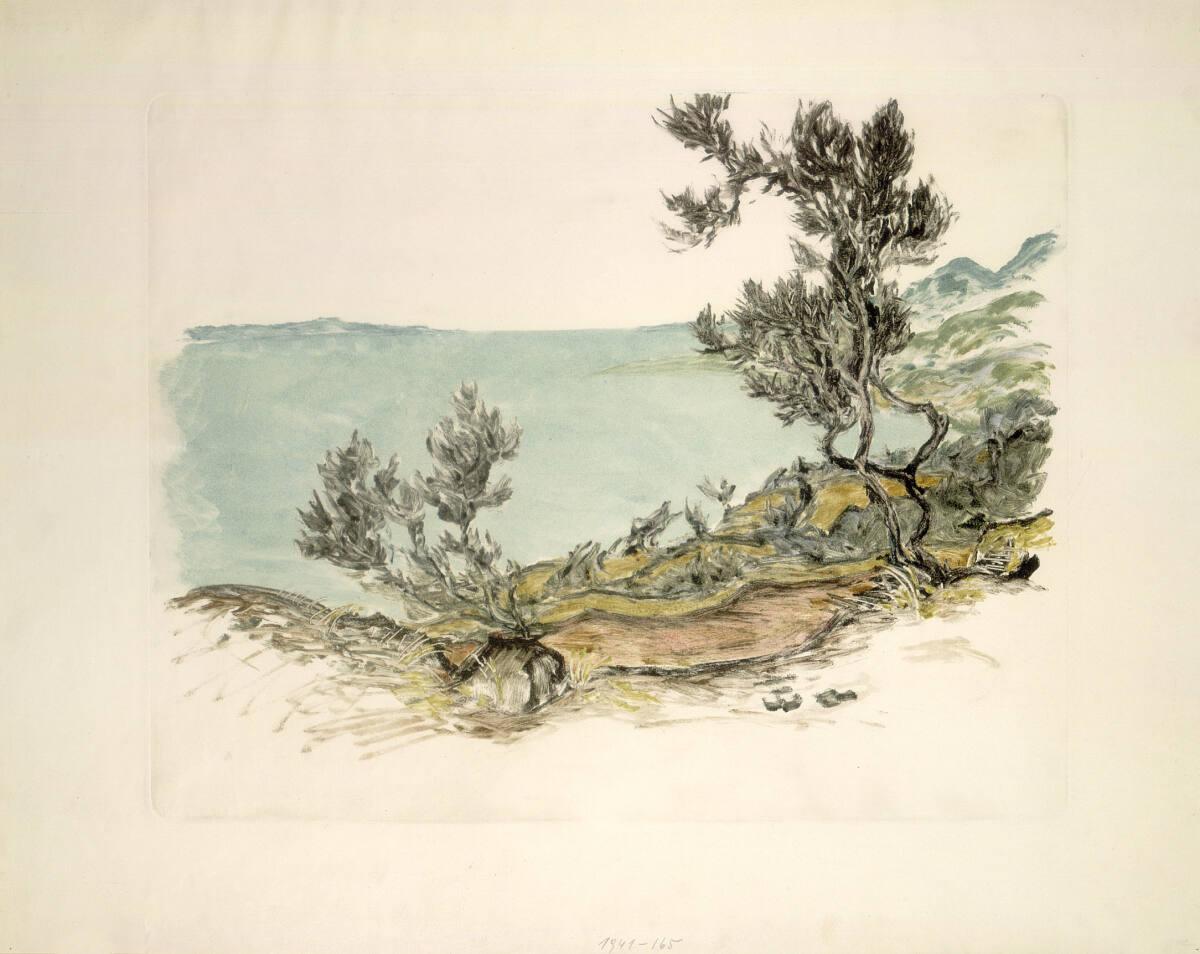 Wilhelm Sauer, Dalmatinische Küste, Inv. Nr.: DG1941/165