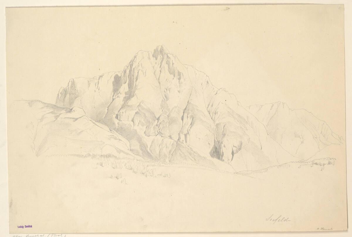 Anton Hansch, Oberinntaler Berge bei Seefelden, Inv. Nr.: 16055