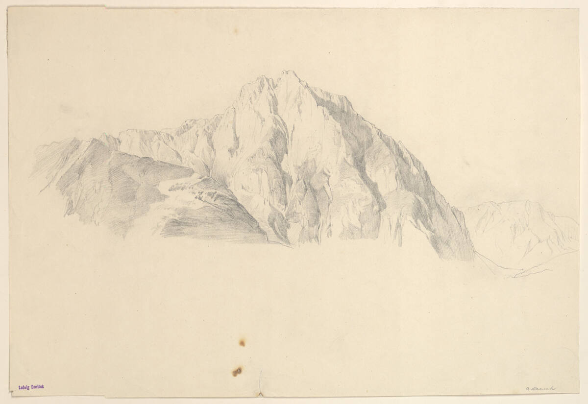Felsengebirge, Anton Hansch, 1865