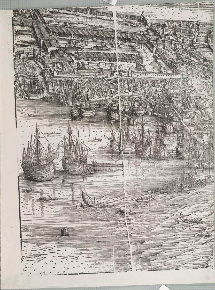 Ansicht von Venedig, Якопо де Барбари, 1497–1500