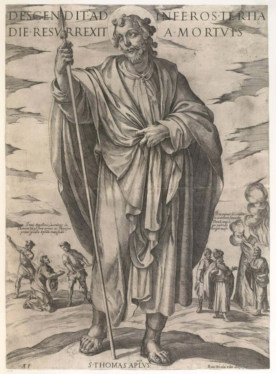 Antonio Tempesta, Heiliger Apostel Thomas, Inv. Nr.: DG2013/83