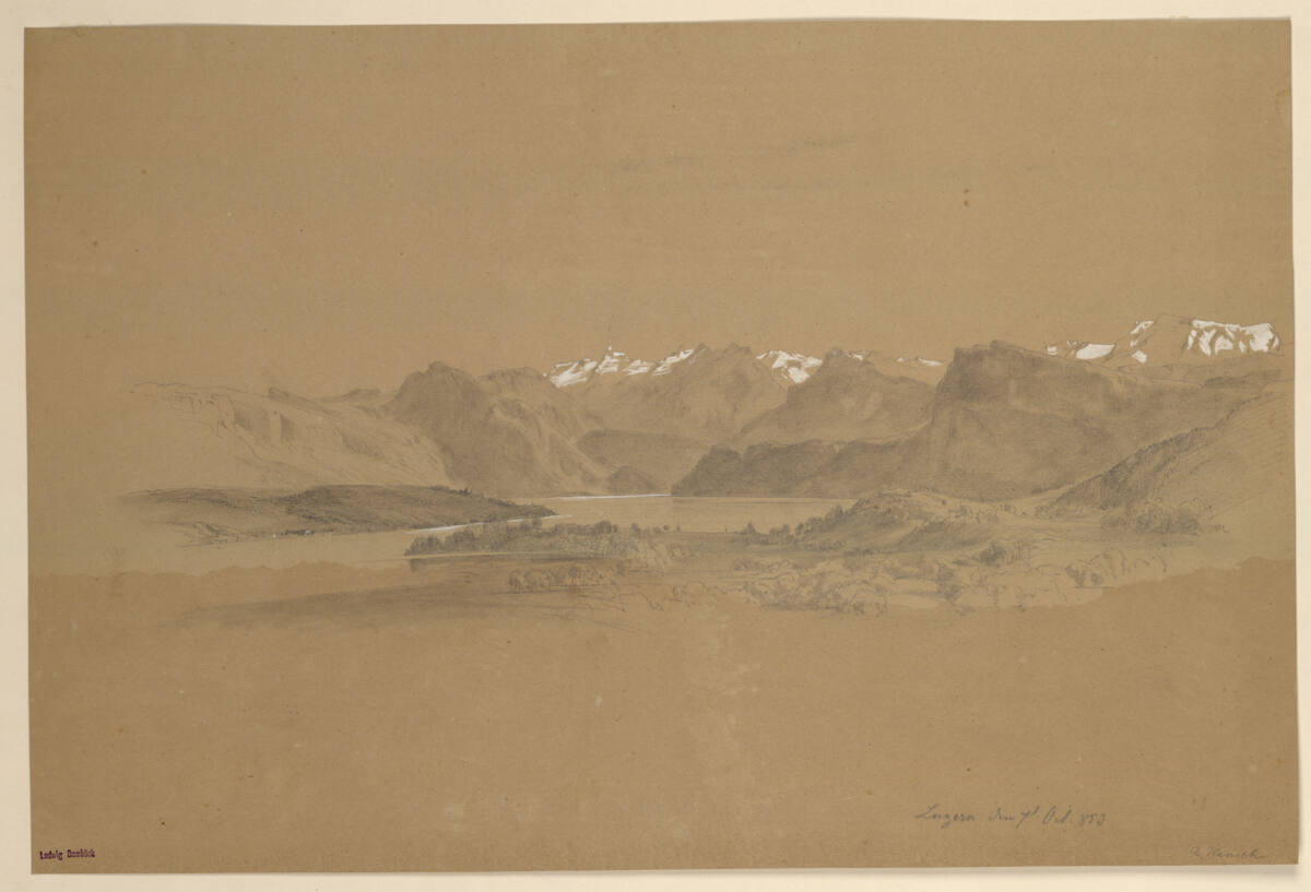 Luzerner See, Anton Hansch, 1853