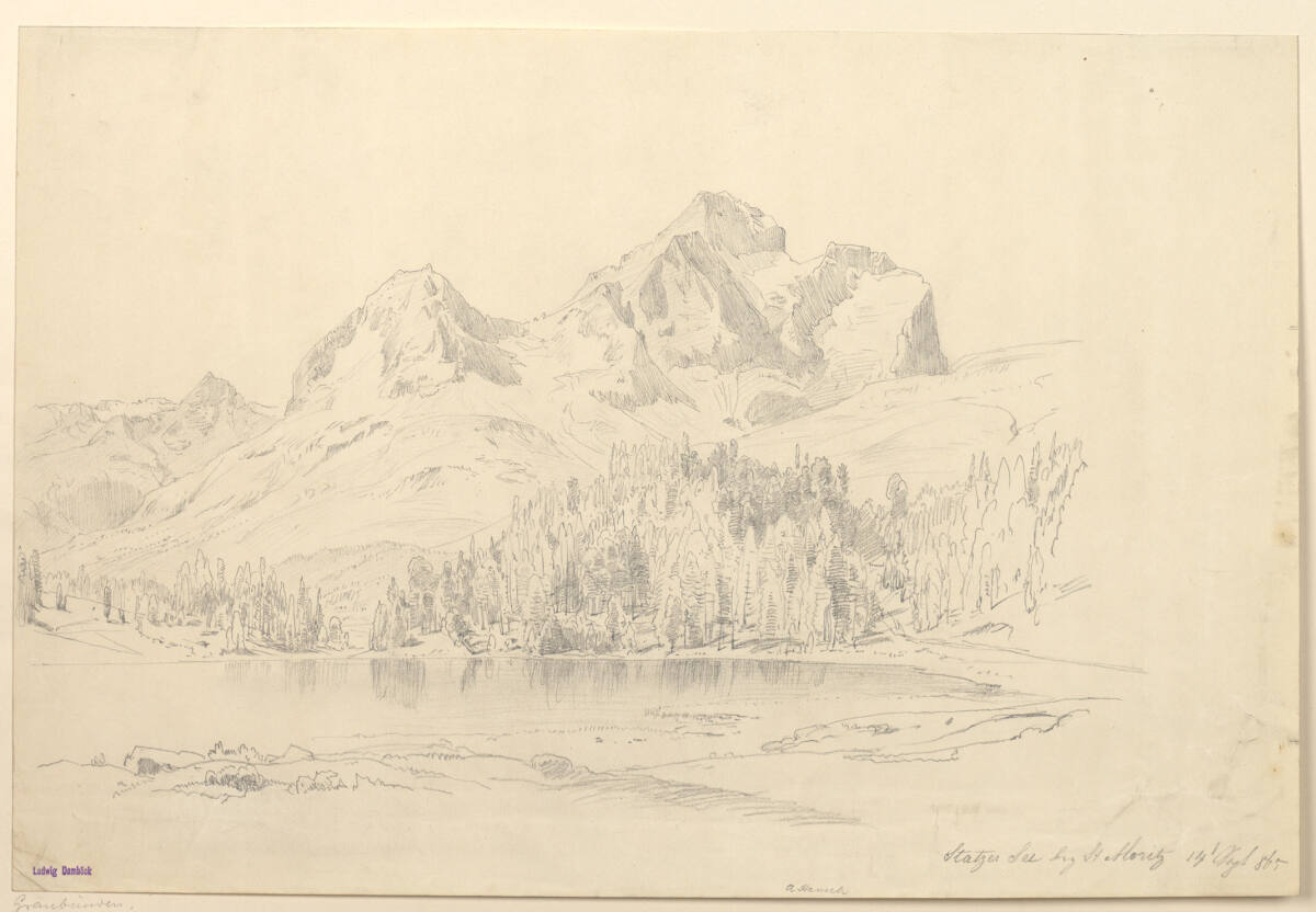 Statzersee, Anton Hansch, 1865