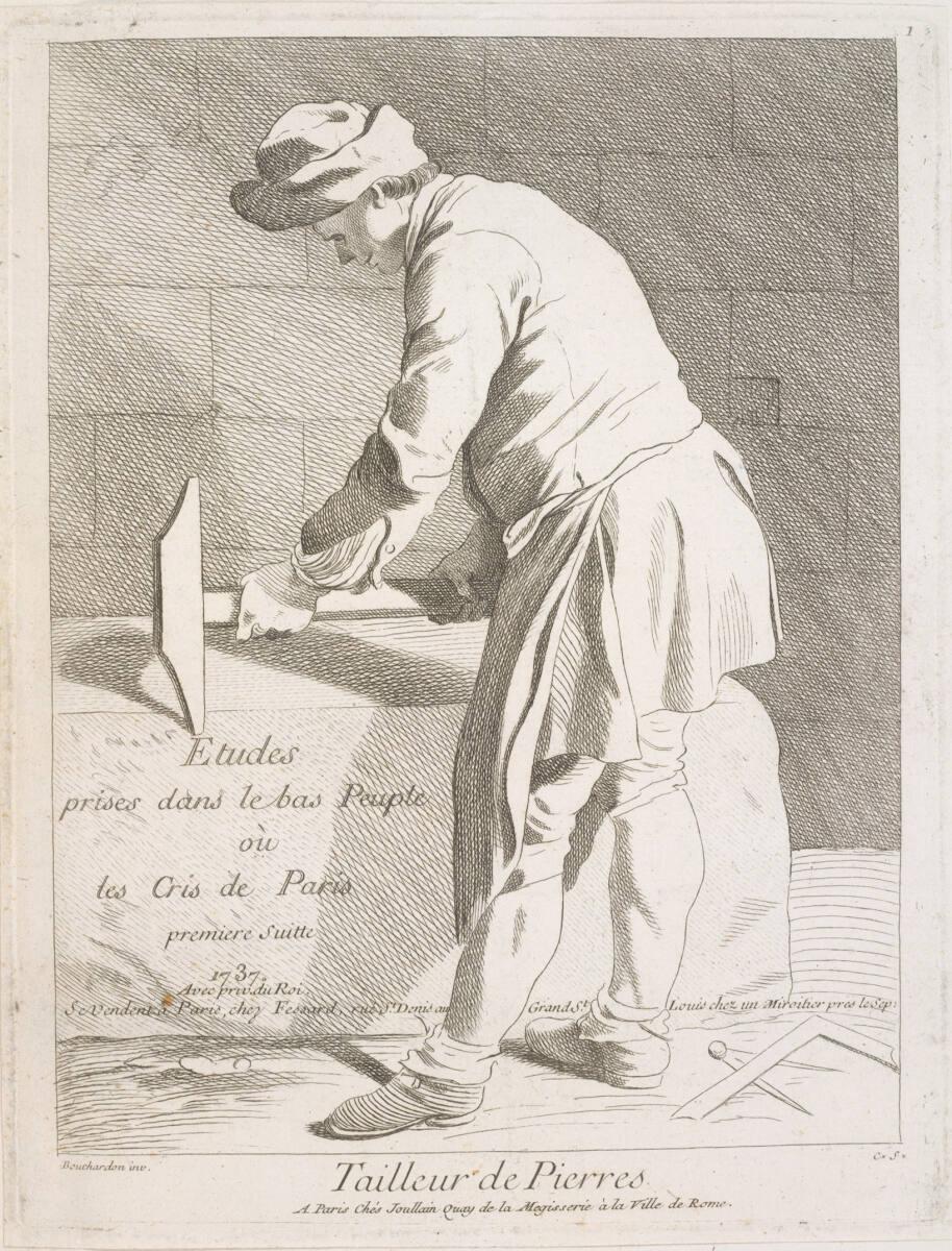 Comte Anne Claude Philippe de Caylus, Étienne Fessard, Tailleur de Pierres, Inv. Nr.: DG2013/24