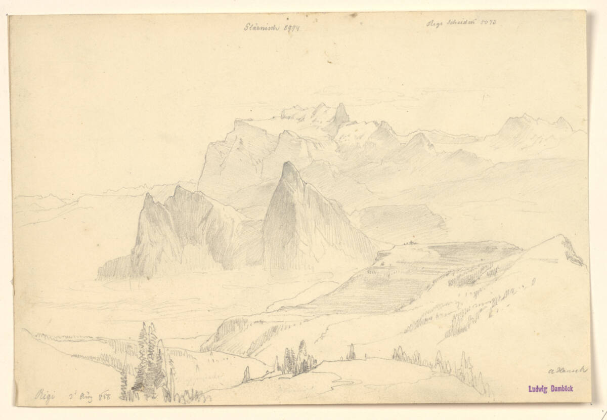 Glärnisch, Anton Hansch, 1858