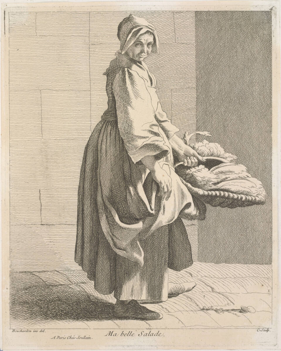 Ma belle Salade, FrancoisJoullain, 1742