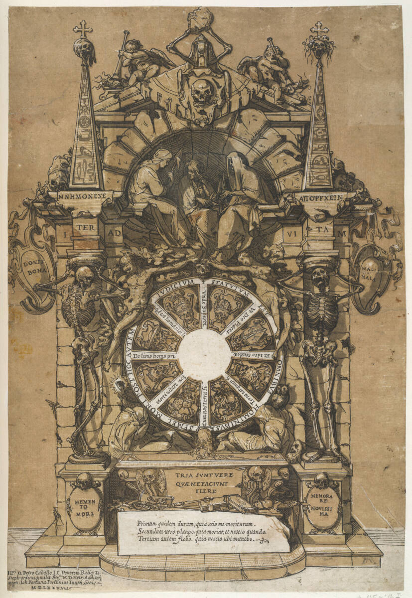 Allegorie auf den Tod (Triumph des Todes), GiovanniFortuna, 1588