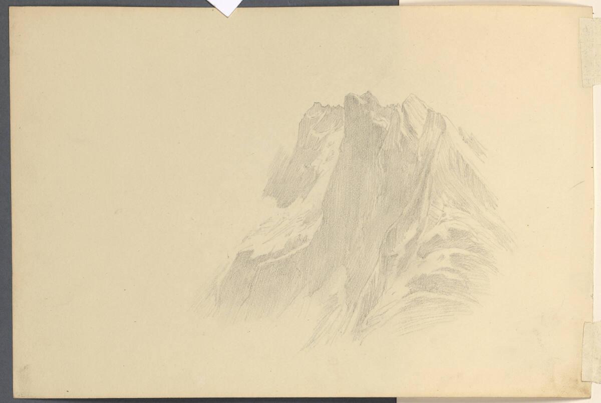 Anton Hansch, Gebirgsstudie, Inv. Nr.: 16133v