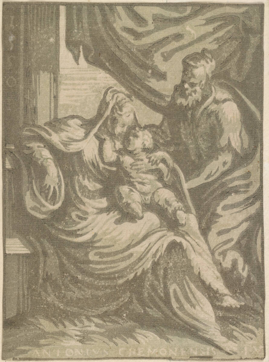 Die Heilige Familie, Antonio Campi, 1550