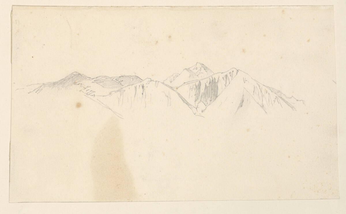 Anton Hansch, Bergkette, Inv. Nr.: 16145