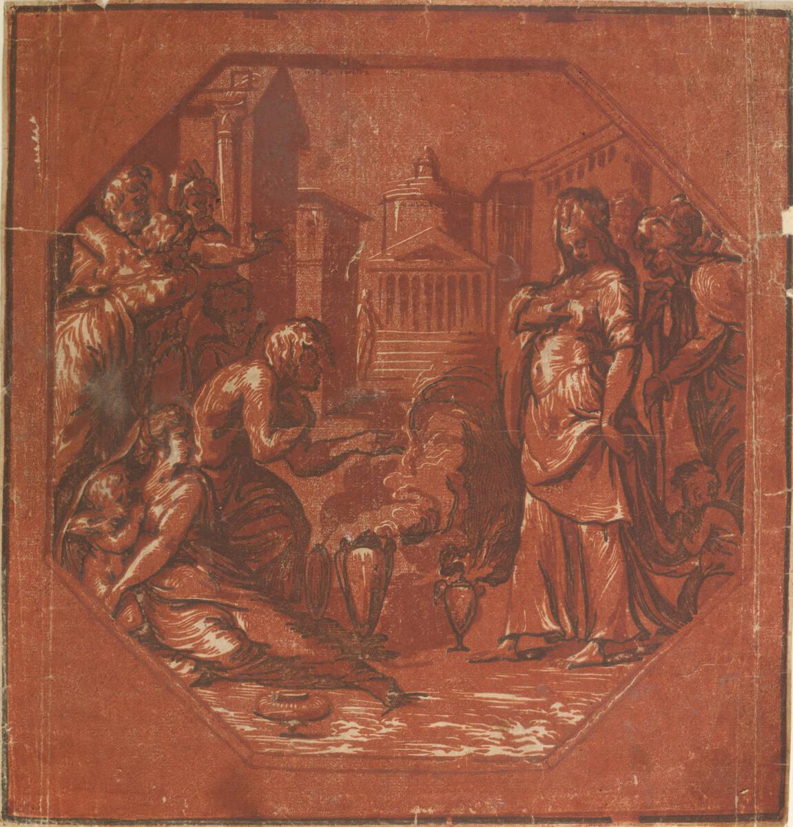 Giuseppe Nicola Vicentino (Rossigliani), Die Verehrung der Psyche, Inv. Nr.: DG2002/556
