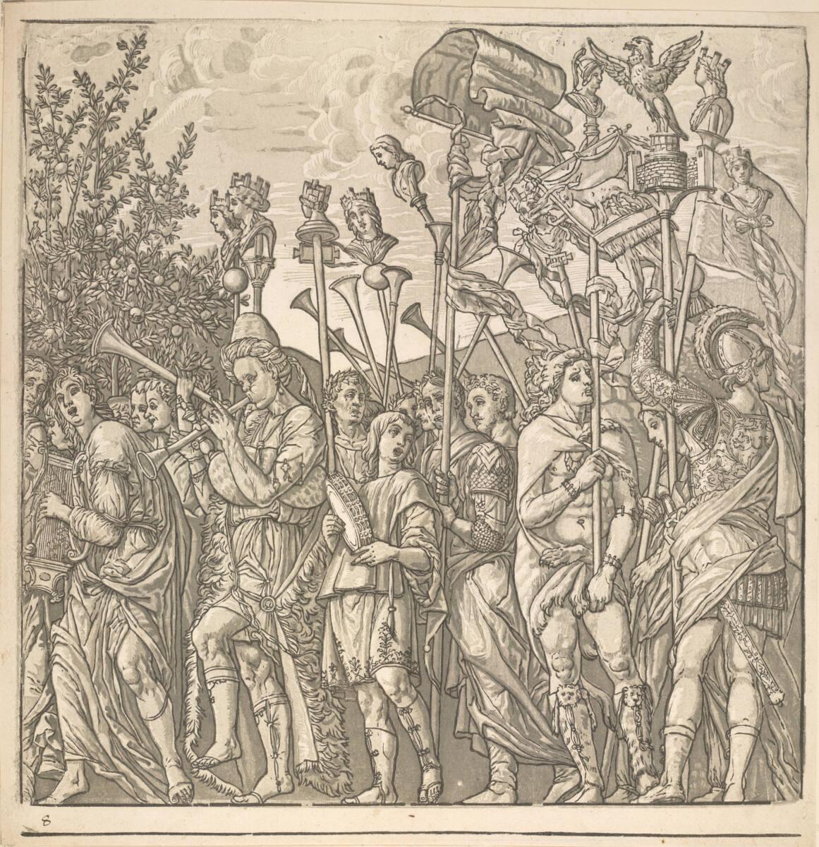 Andrea Andreani, Der Triumph des Julius Cäsar: Blatt 8, Inv. Nr.: DG2002/405