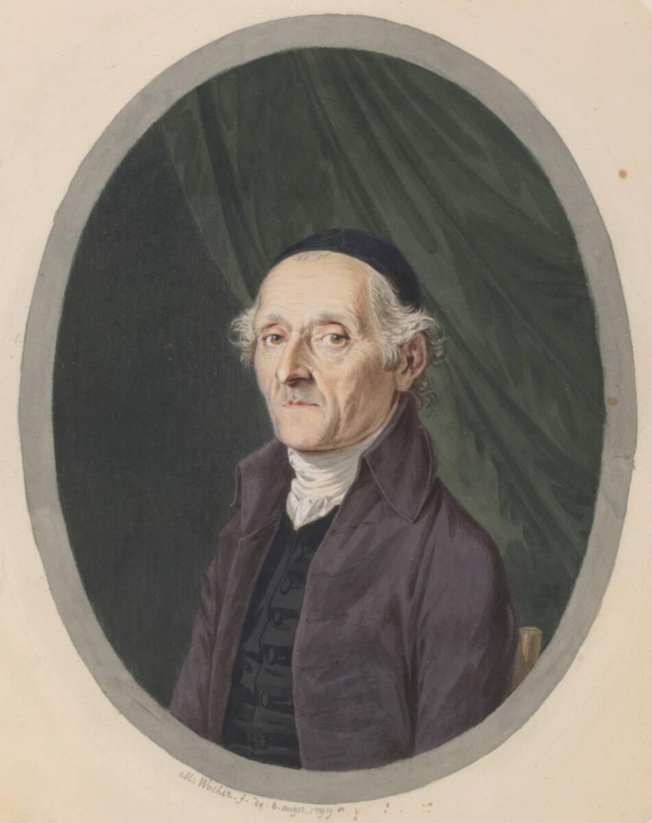 Marquard Fidel Dominikus Wocher, Bildnis Johann Caspar Lavater, Inv. Nr.: 6754