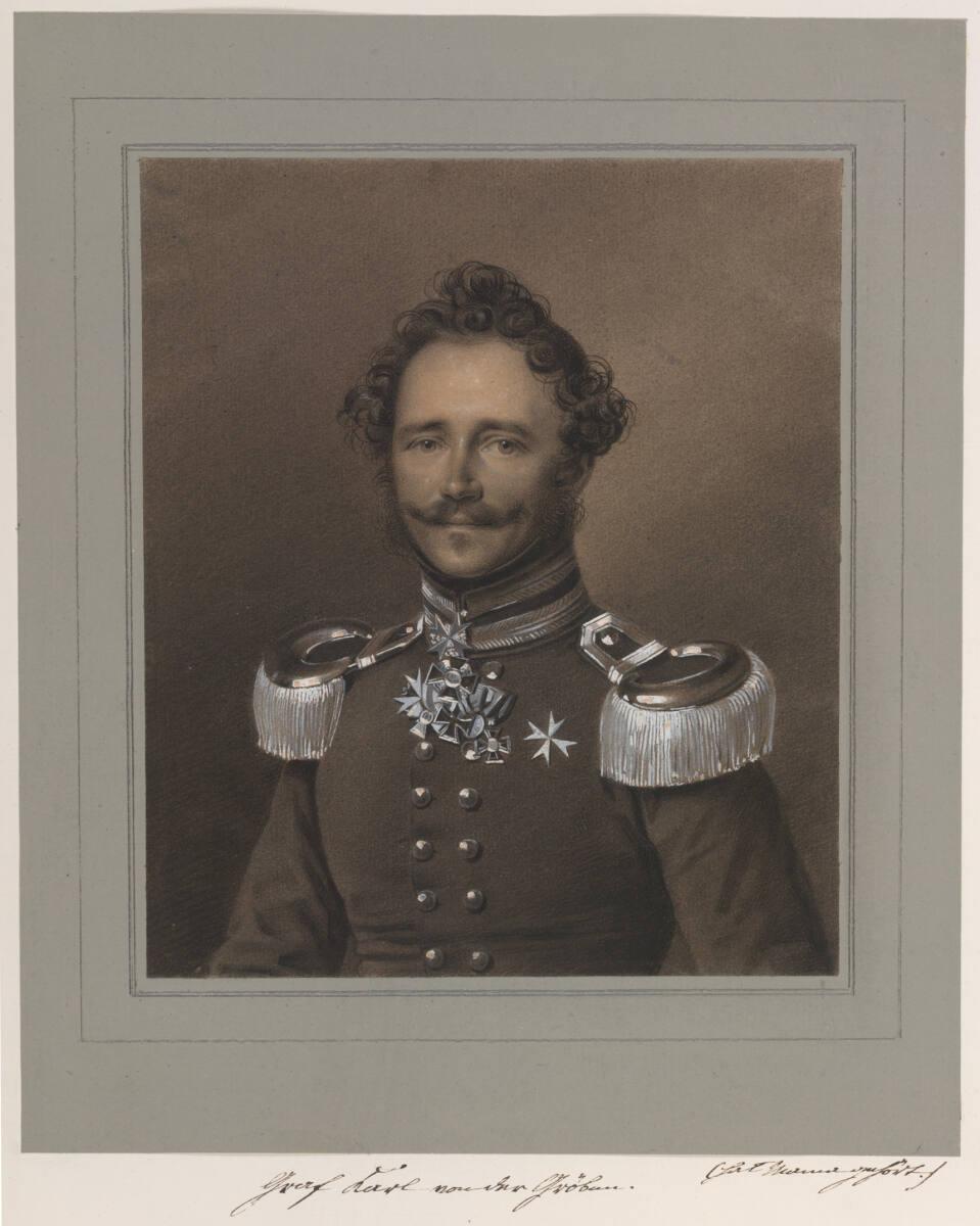 Franz Krüger, Graf Karl von der Gröben, Brustbild, Inv. Nr.: 15767