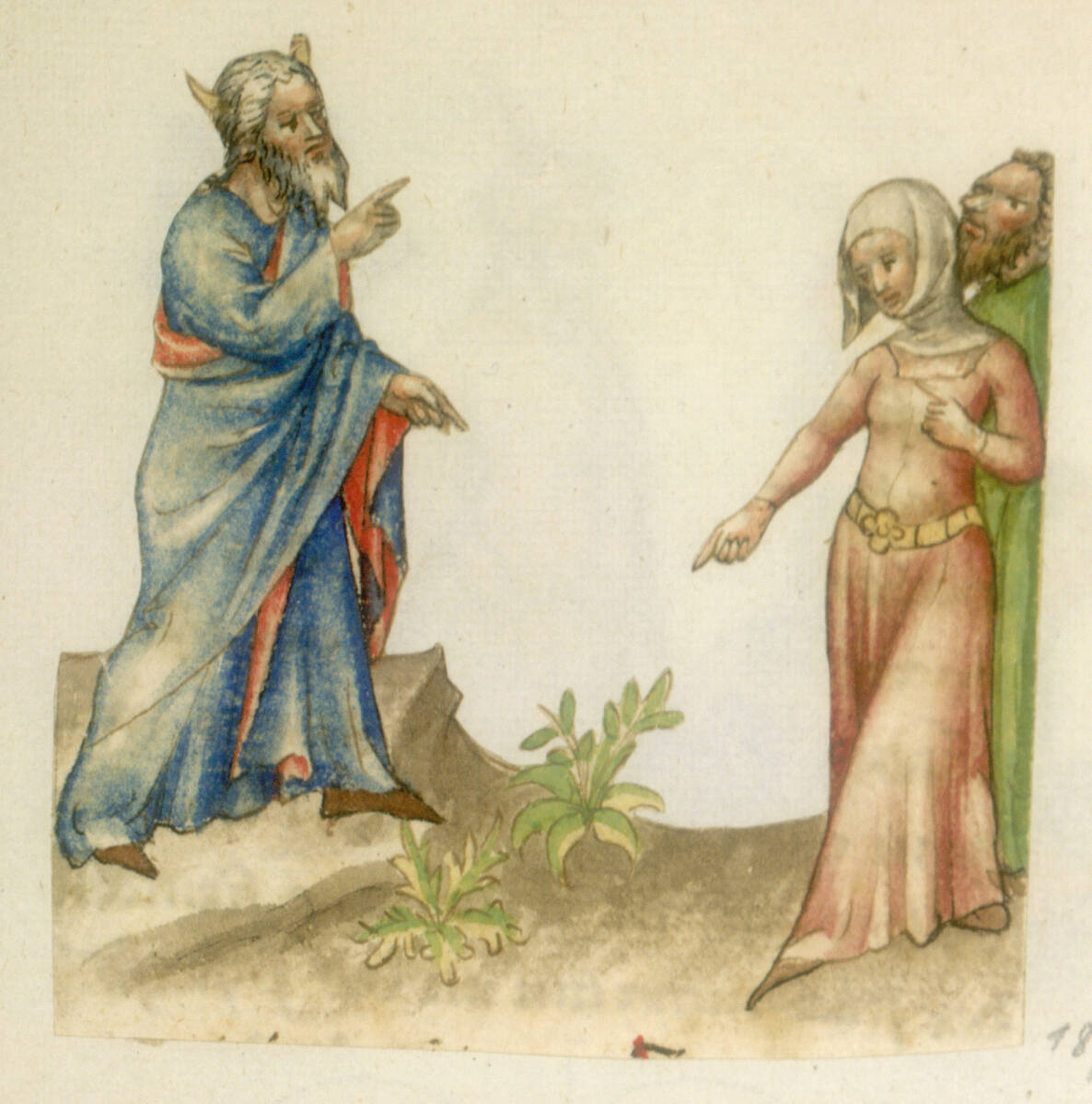 Moses lehrt, WienerMeister, 1420–1430