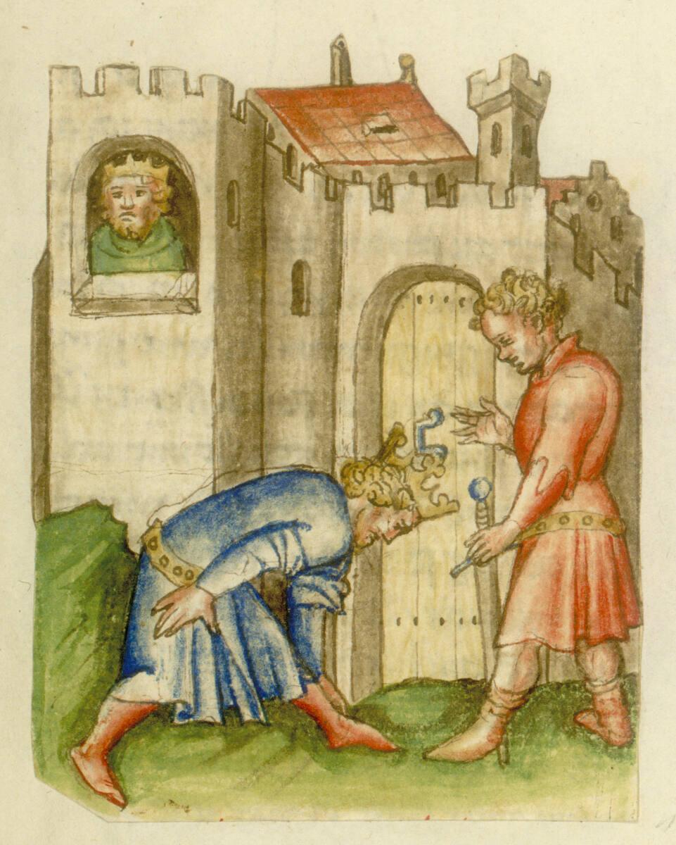Anonym, König vor einer Stadt, Inv. Nr.: 31036/112