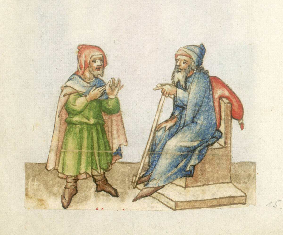 Anonym, Sitzender und stehender Prophet