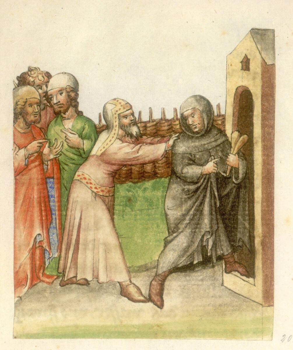 Anonym, Hoher Priester mit Eremiten?, Inv. Nr.: 31036/20