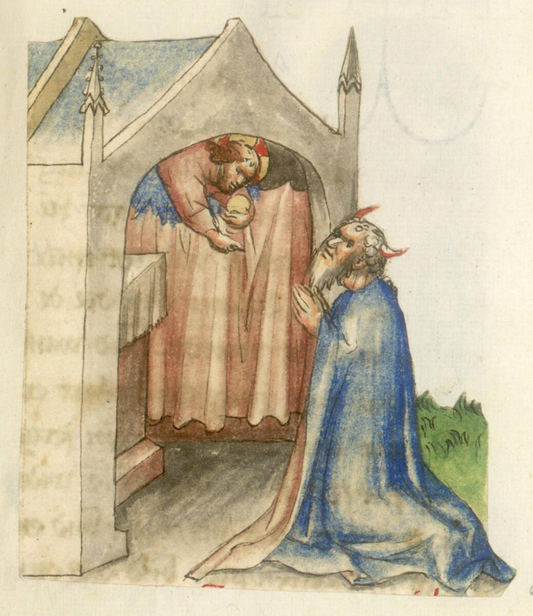 Anonym, Gott erscheint Moses im Tempel, Inv. Nr.: 31036/66