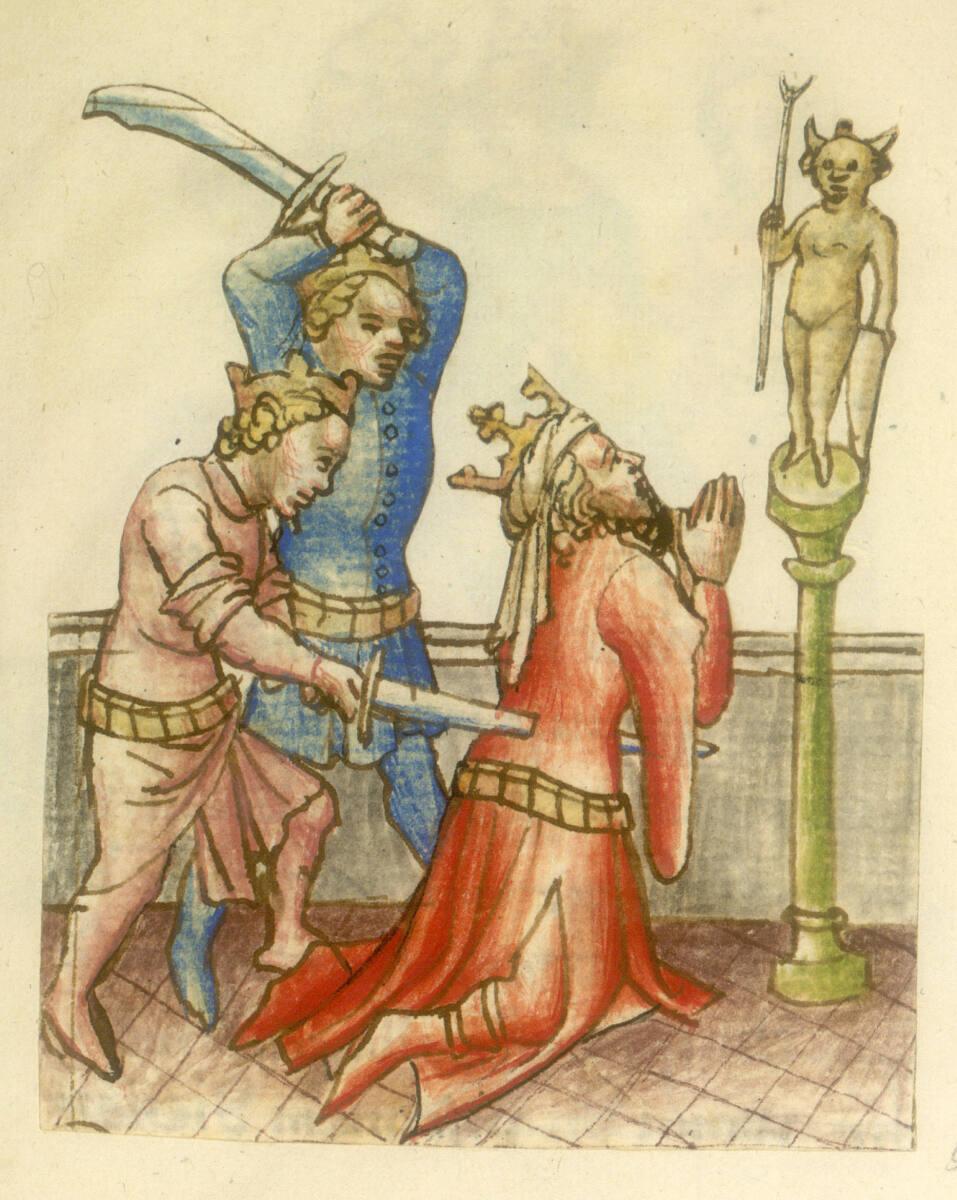 Anonym, Götzendienender König wird erschlagen, Inv. Nr.: 31036/97