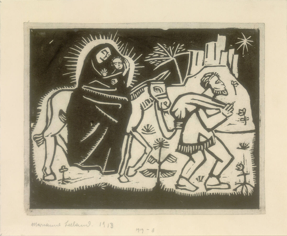 Flucht nach Ägypten, Marianne Seeland, 1913